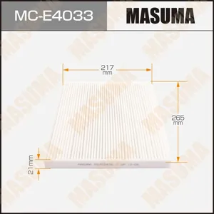 MASUMA MCE4033 Фильтр салона Opel Corsa D, Fiat Grand e Punto 1.0-1.9D 05>