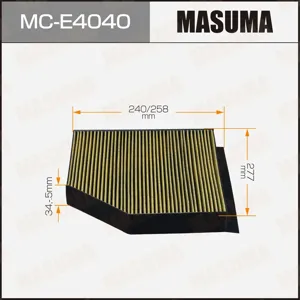 MASUMA MCE4040 Фильтр салона