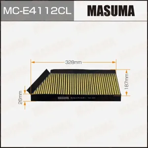 MASUMA MCE4112CL Фильтр салона Subaru SA Mercedes AR -99