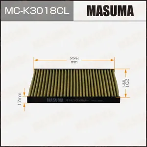 MASUMA MCK3018CL Фильтр салона AC14001B угольный (140)