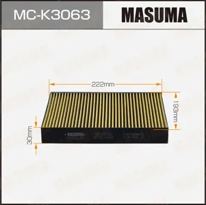 MASUMA MCK3063 Фильтр салона AC9412B Kia OPTIMA IV 15- (140)