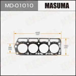 MASUMA MD01010 Прокладка ГБЦ