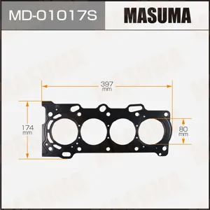 MASUMA MD01017S Прокладка ГБЦ