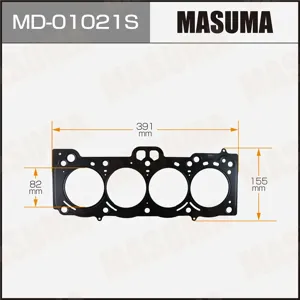 MASUMA MD01021S Прокладка ГБЦ
