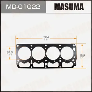 MASUMA MD01022 Прокладка ГБЦ