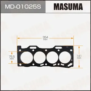 MASUMA MD01025S Прокладка ГБЦ