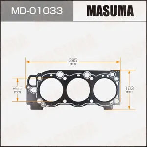 MASUMA MD01033 Прокладка ГБЦ
