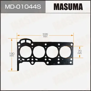 MASUMA MD01044S Прокладка ГБЦ Toyota platz