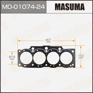 MASUMA MD0107424 Прокладка ГБЦ