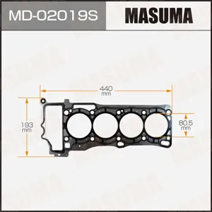 MASUMA MD02019S Прокладка ГБЦ