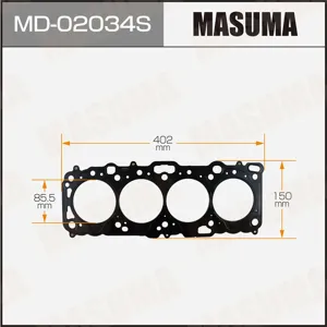 MASUMA MD02034S Прокладка ГБЦ