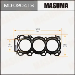 MASUMA MD02041S Прокладка ГБЦ
