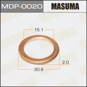 MASUMA MDP0020 Уплотнительное кольцо форсунки Медь 15.1х20.8х2 (мин. 20 шт.)