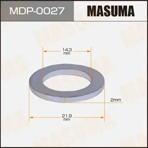 MASUMA MDP0027 Прокладка сливной пробки Honda 14.3x21.9x2