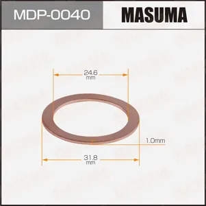 MASUMA MDP0040 Шайба маслосливного болта