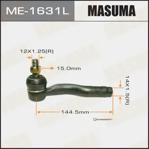 MASUMA ME1631L Наконечник рулевой левый Mazda 6 all 02>