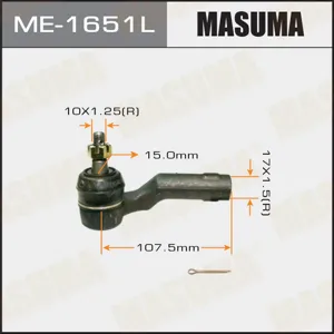 MASUMA ME1651L Наконечник рулевой левый Mazda 3 BK 03>