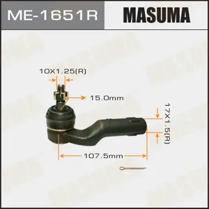 MASUMA ME1651R Наконечник рулевой тяги Mazda 35 прав.
