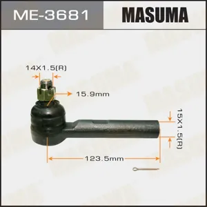 MASUMA ME3681 Наконечник рулевой тяги Toyota HIACE ALL 95-REGIUS 97-99
