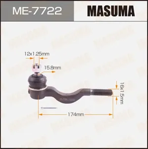 MASUMA ME7722 Наконечник рулевой тяги Mitsubishi Pajero 82-90 внутр. лев,прав.