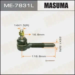 MASUMA ME7831L Наконечник рулевой тяги Mitsubishi CANTER -01 лев.