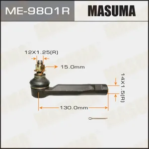 MASUMA ME9801R Наконечник рулевой наружный правый Toyota Cressida GX110JZX110JZX110 00>