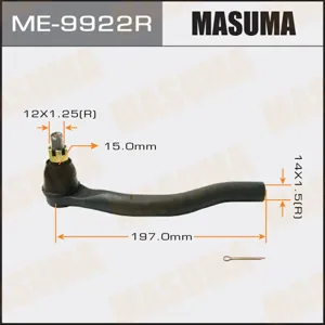 MASUMA ME9922R Наконечник рулевой тяги Civic R18Z FB8 12- RH