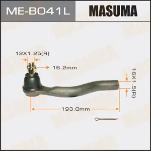 MASUMA MEB041L Наконечник рулевой левый Mitsubishi Pajero IV 06>