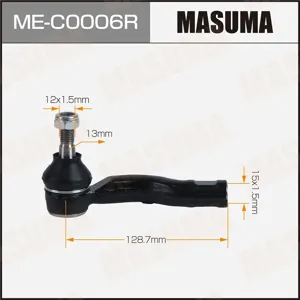 MASUMA MEC0006R Наконечник рулевой