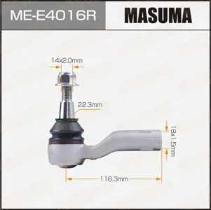 MASUMA MEE4016R Наконечник рулевой тяги R
