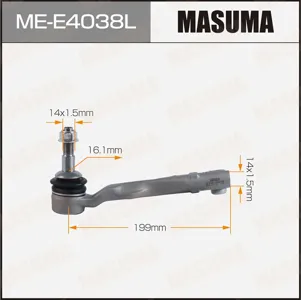 MASUMA MEE4038L Наконечник рулевой