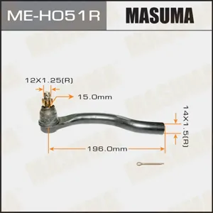 MASUMA MEH051R Наконечник рулевой правый Honda Accord all 08>