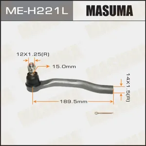 MASUMA MEH221L Наконечник рулевой тяги