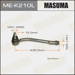MASUMA MEK210L Наконечник рулевой тяги Kia Ceed Hyundai I30 Elantra 06- лев.