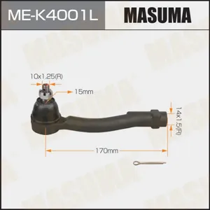 MASUMA MEK4001L Наконечник рулевой тяги Hyundai Sonata EF 04- ( ТагАЗ ) Kia Magentis 98- лев.