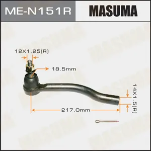 MASUMA MEN151R Наконечник рулевой тяги Nissan Maxima Murano Teana 08- прав.
