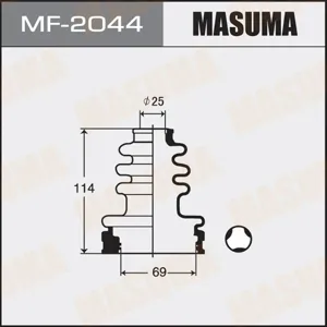 MASUMA MF2044 Пыльники ШРУСов (Пыльники привода)