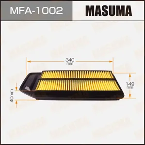 MASUMA MFA1002 Воздушный фильтр Honda Accord 2.02.4 03>