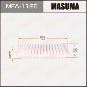 MASUMA MFA1126 Воздушный фильтр Toyota Avensis Corolla 1.4-2.4 03>
