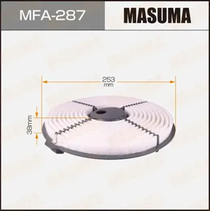 MASUMA MFA287 Воздушный фильтр