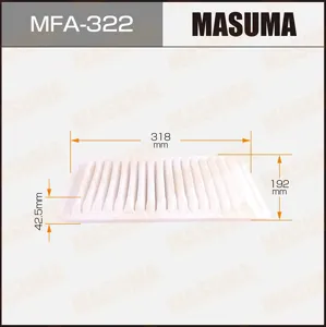 MASUMA MFA322 Воздушный фильтр Toyota Camry 2.4 VVT-i3.0i V6 24V 01>, Lexus RX300 03>