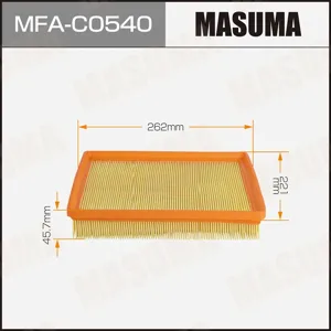 MASUMA MFAC0540 Воздушный фильтр