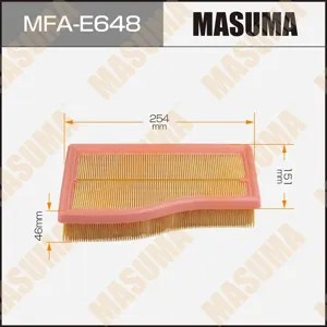 MASUMA MFAE648 Воздушный фильтр Mercedes W177W247C118 (0618->)