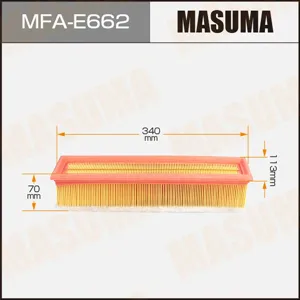 MASUMA MFAE662 Воздушный фильтр BMW F10F25 2.0
