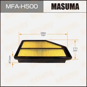 MASUMA MFAH500 Воздушный фильтр Honda CR-V III 2.0 07-
