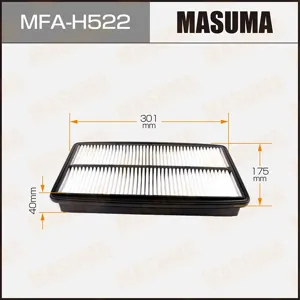 MASUMA MFAH522 Воздушный фильтр Honda PILOT 3.5 08-