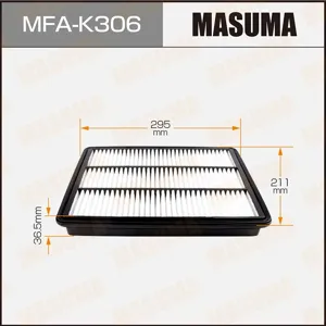MASUMA MFAK306 Воздушный фильтр Kia BorregoMohave 08>