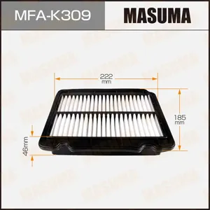 MASUMA MFAK309 Воздушный фильтр Chevrolet Aveo T250 1.4 04.08> Aveo T200 1.2 03-08