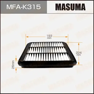 MASUMA MFAK315 Воздушный фильтр