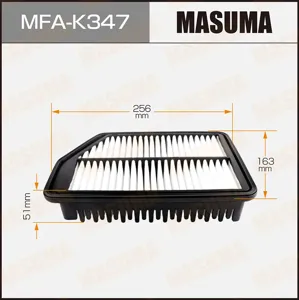 MASUMA MFAK347 Воздушный фильтр Hyundai Elantra 1.61.8 11>